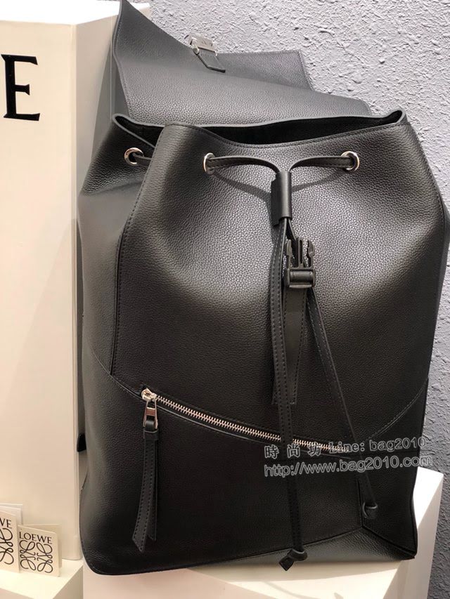 LOEWE包包 羅意威Puzzle Backpack 專櫃最新男款系列黑色斜挎包 10269  tcl1240